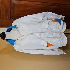 VINTAGE BE IN THE CURRENT SEEN WINDBREAKER JACKET 80s LARGE NWOT